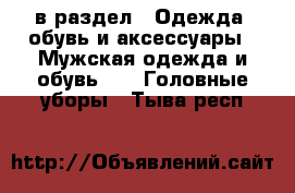  в раздел : Одежда, обувь и аксессуары » Мужская одежда и обувь »  » Головные уборы . Тыва респ.